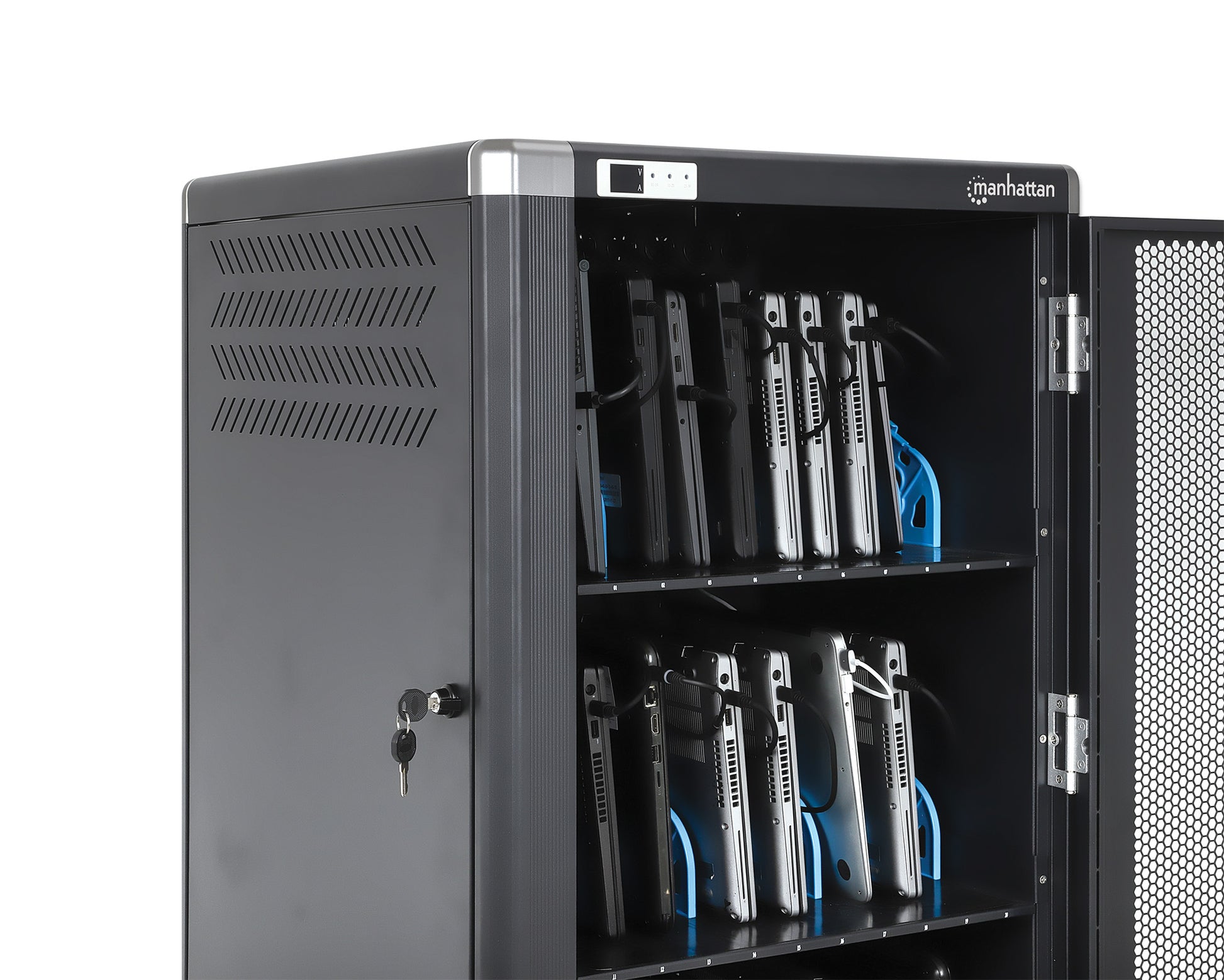 EU 30-Bay AC Charging Cart Image 12
