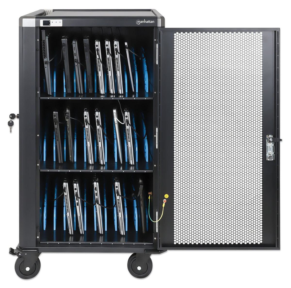 EU 30-Bay AC Charging Cart Image 3