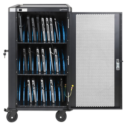 EU 30-Bay AC Charging Cart Image 3