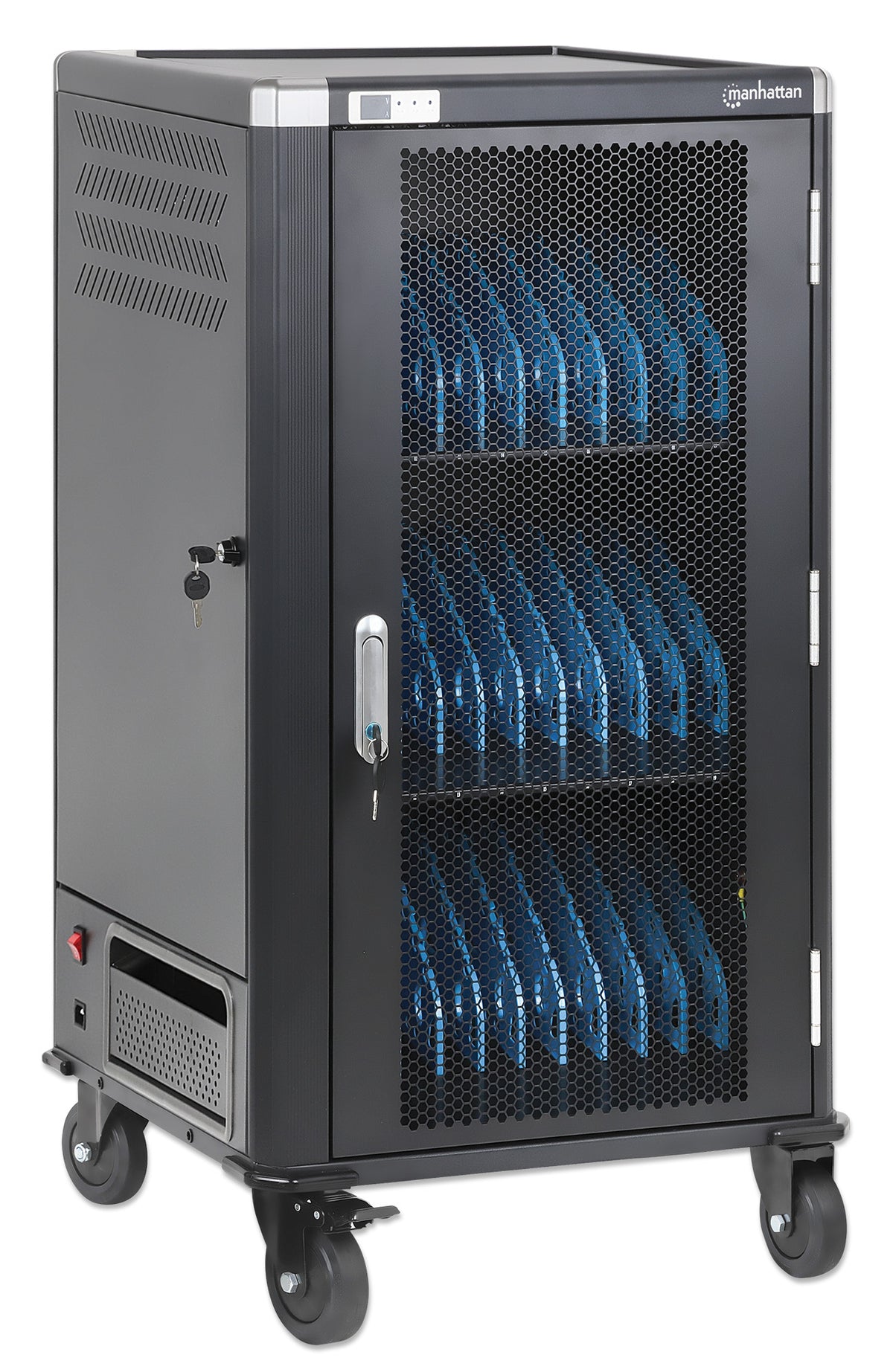 EU 30-Bay AC Charging Cart Image 4