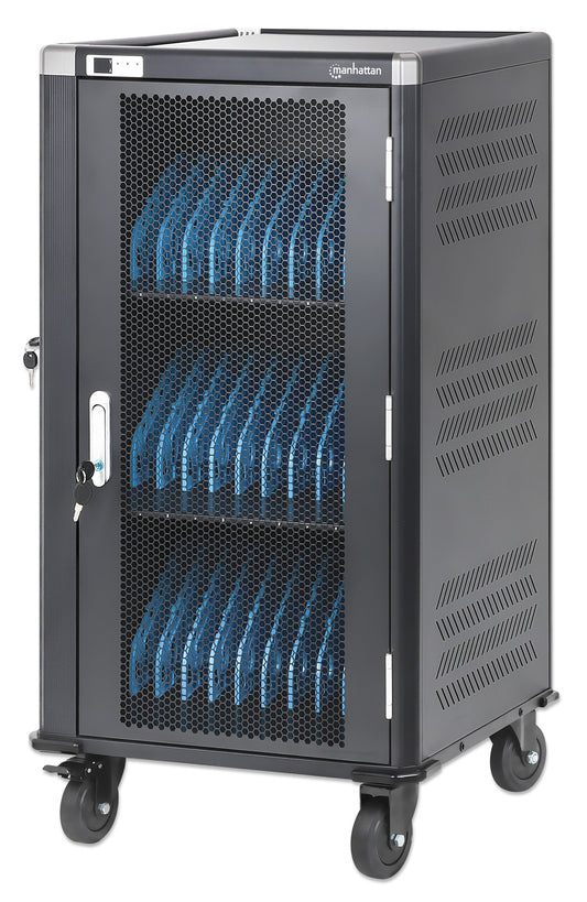 EU 30-Bay AC Charging Cart Image 1