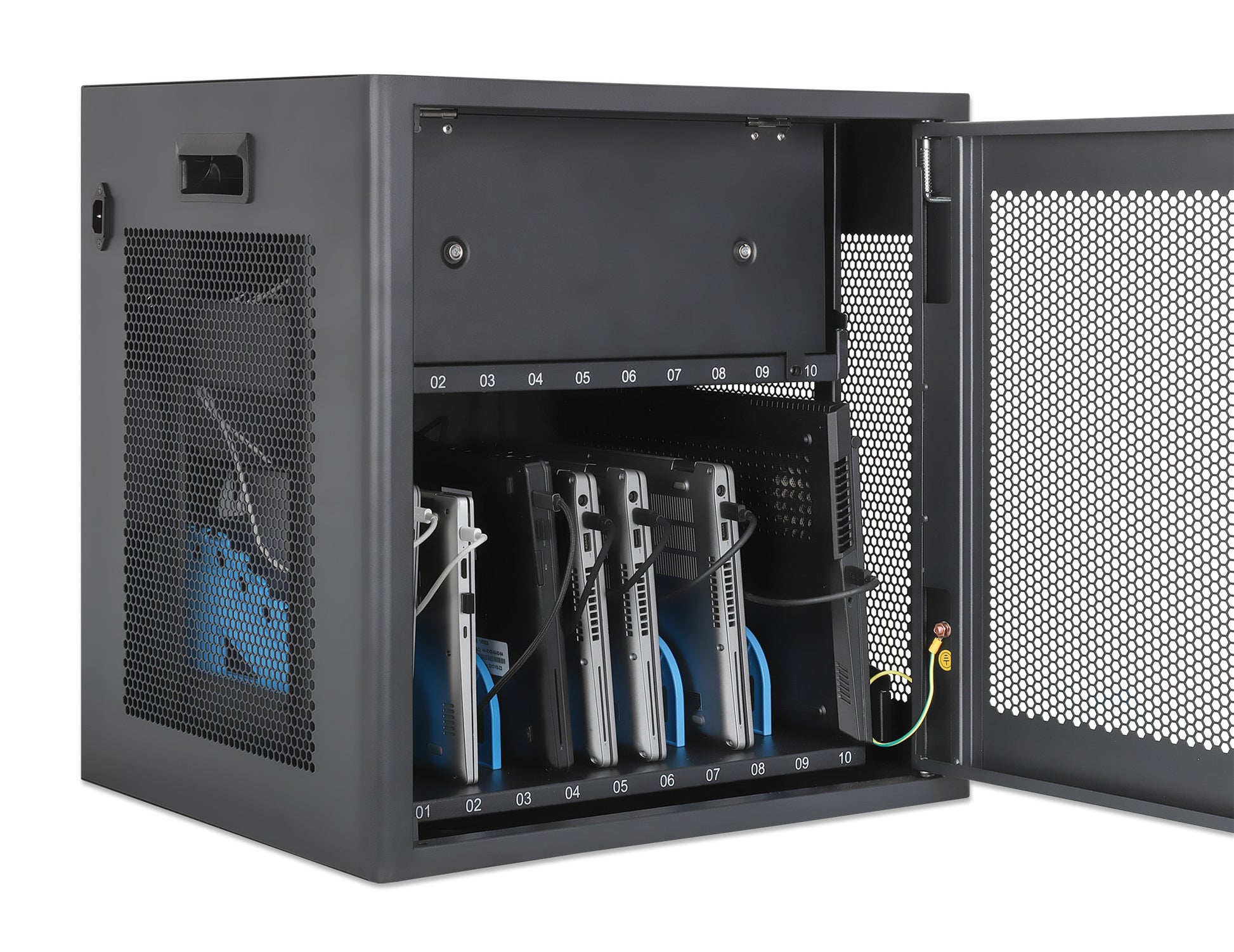 EU 10-Bay AC Desktop Charging Cabinet Image 7