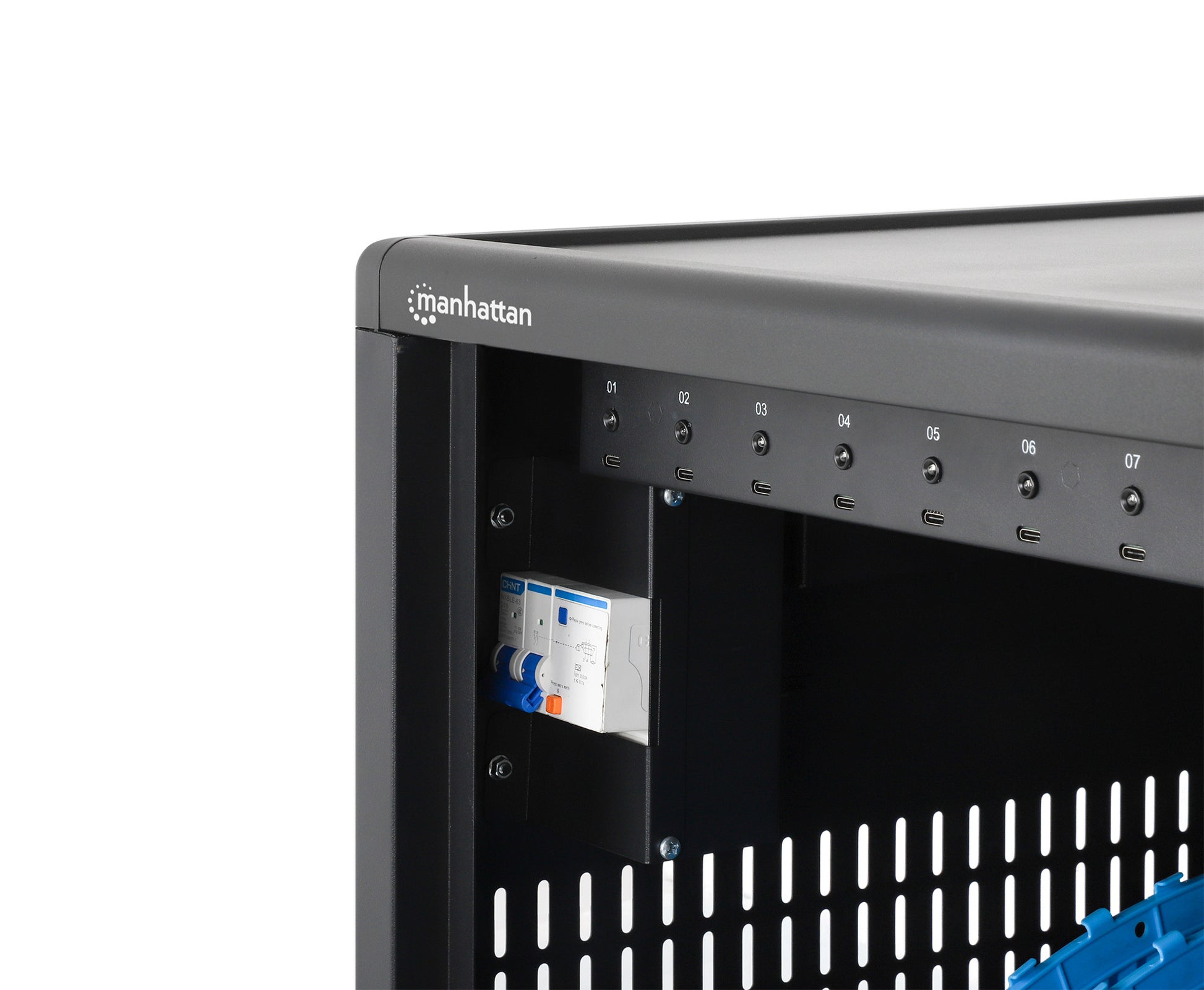 12-Port USB-C Desktop Charging Cabinet - 65W per Port Image 11