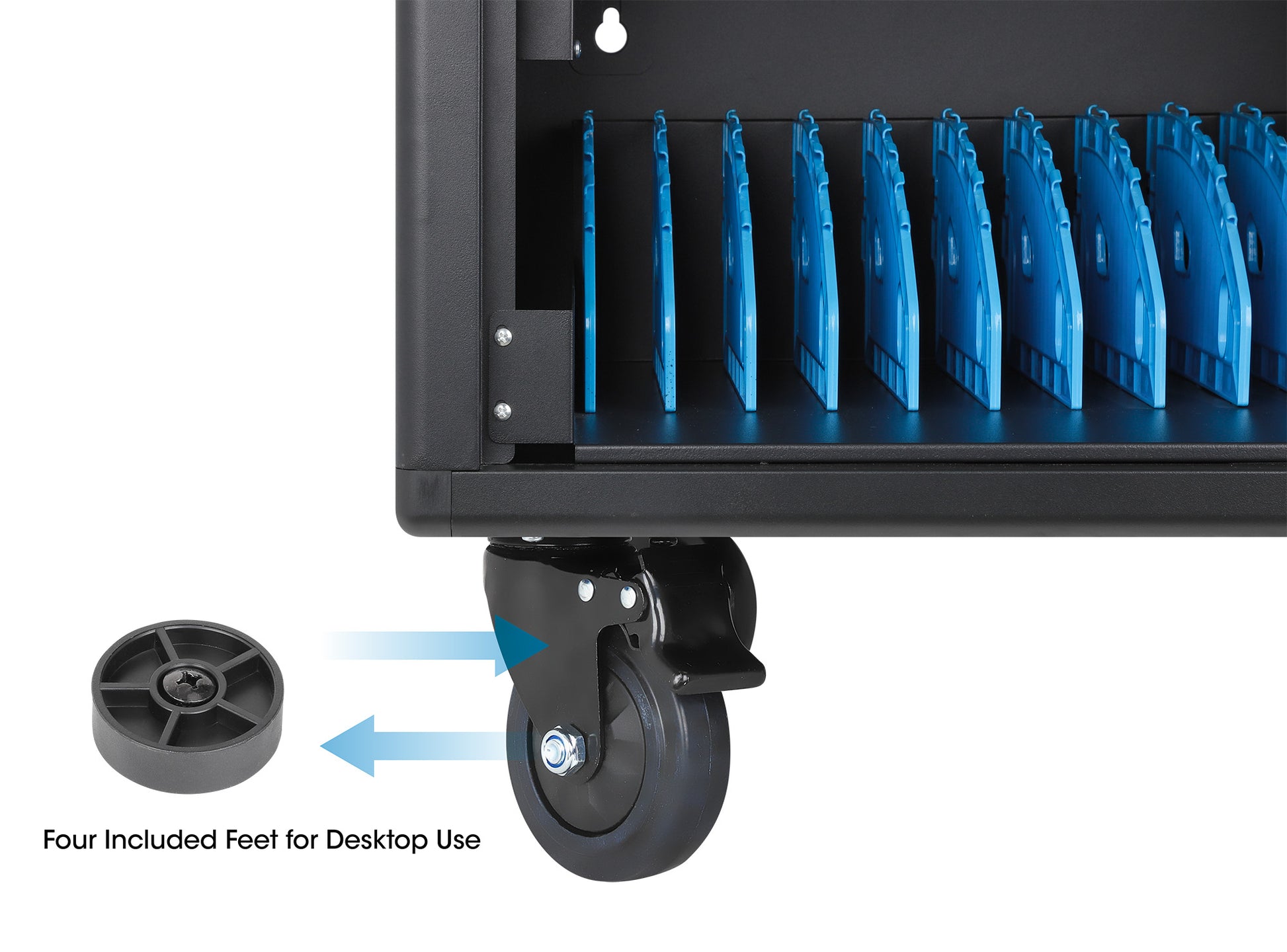 12-Port USB-C Desktop Charging Cabinet - 65W per Port Image 13