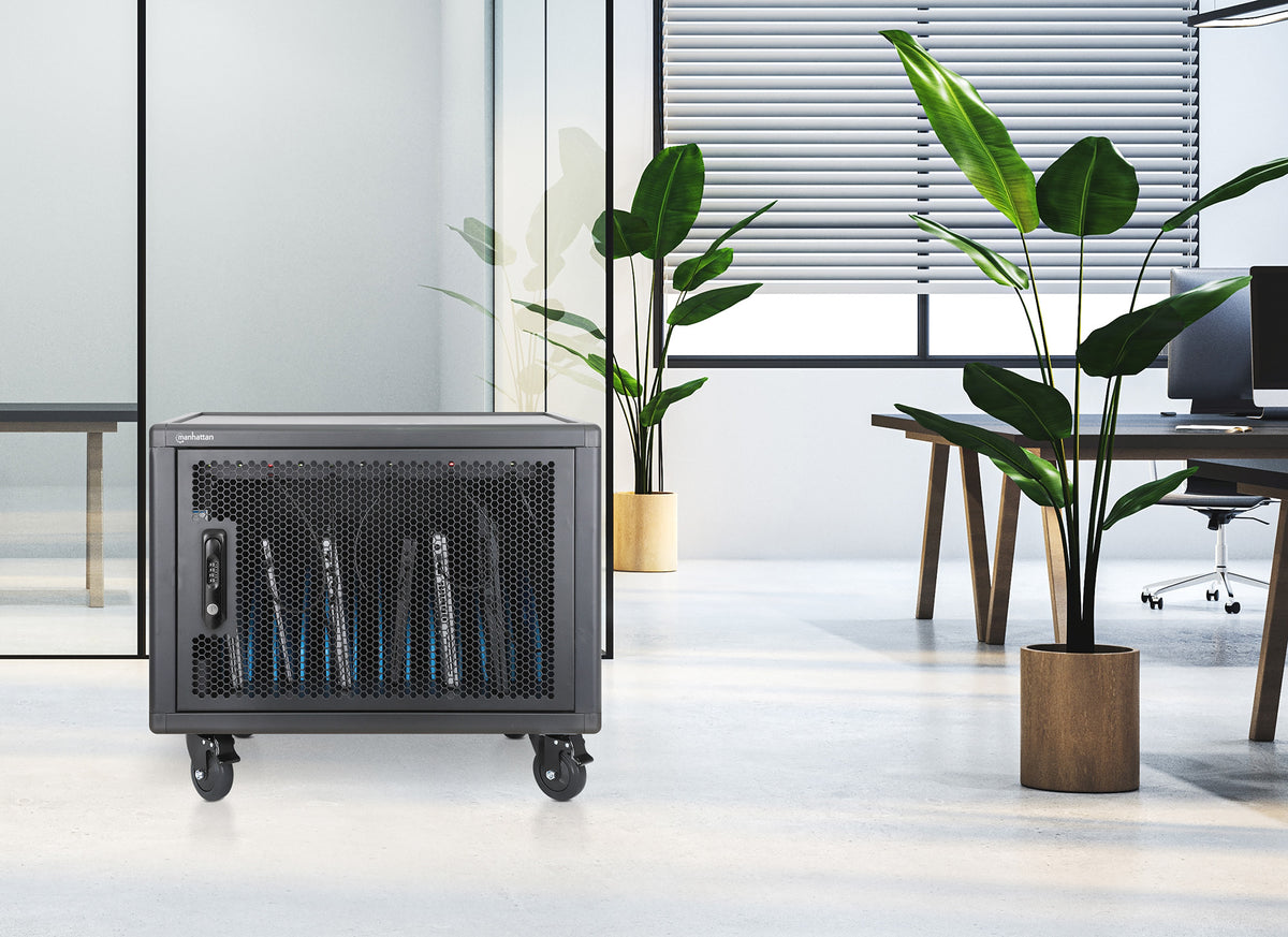 12-Port USB-C Desktop Charging Cabinet - 65W per Port Image 6