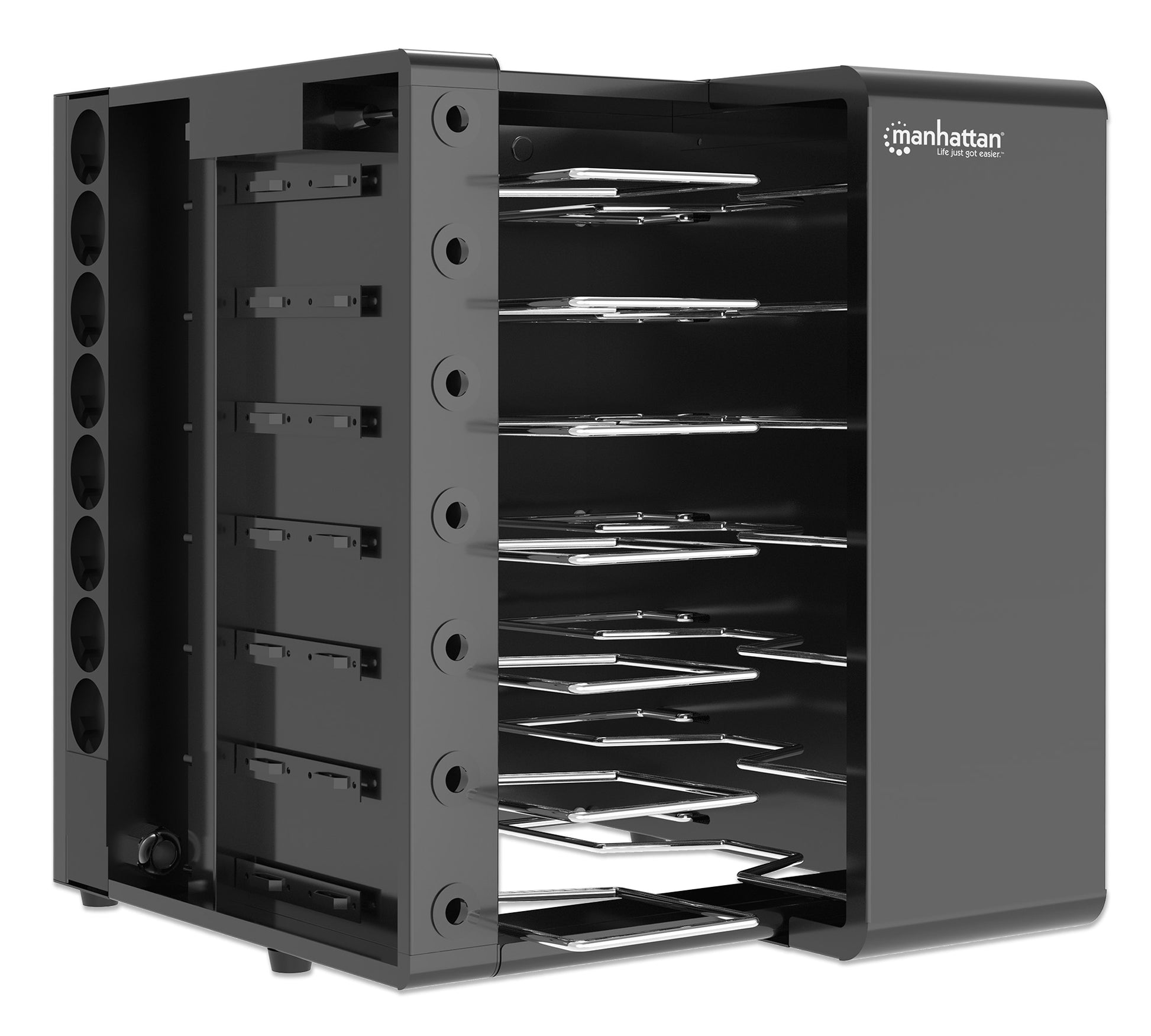 EU 7-Bay AC Desktop Charging Cabinet Image 2