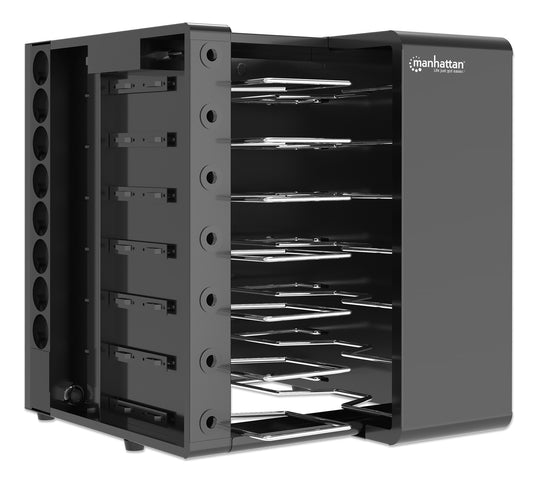 EU 7-Bay AC Desktop Charging Cabinet Image 2