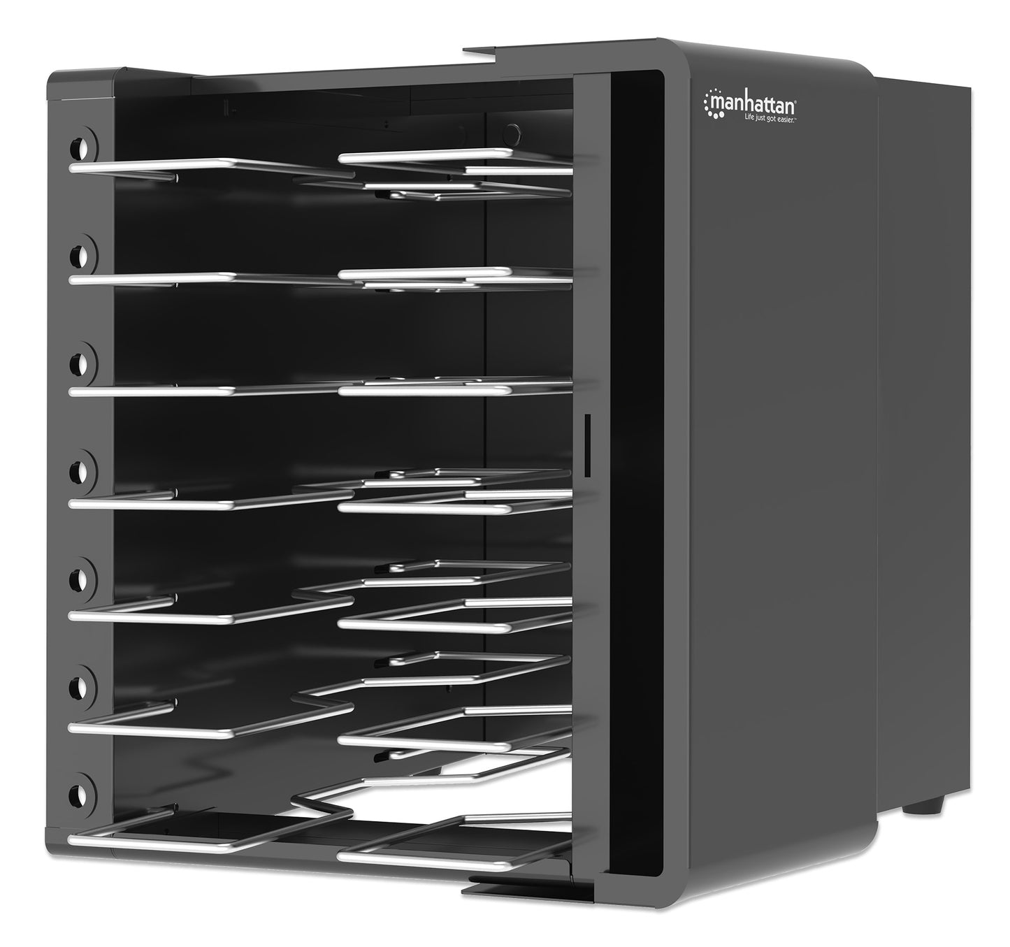 EU 7-Bay AC Desktop Charging Cabinet Image 4