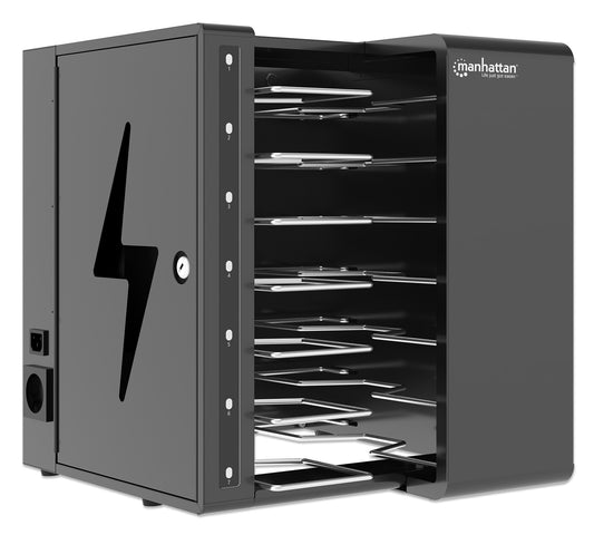 7-Port USB-C Desktop Charging Cabinet - 65W per Port Image 2