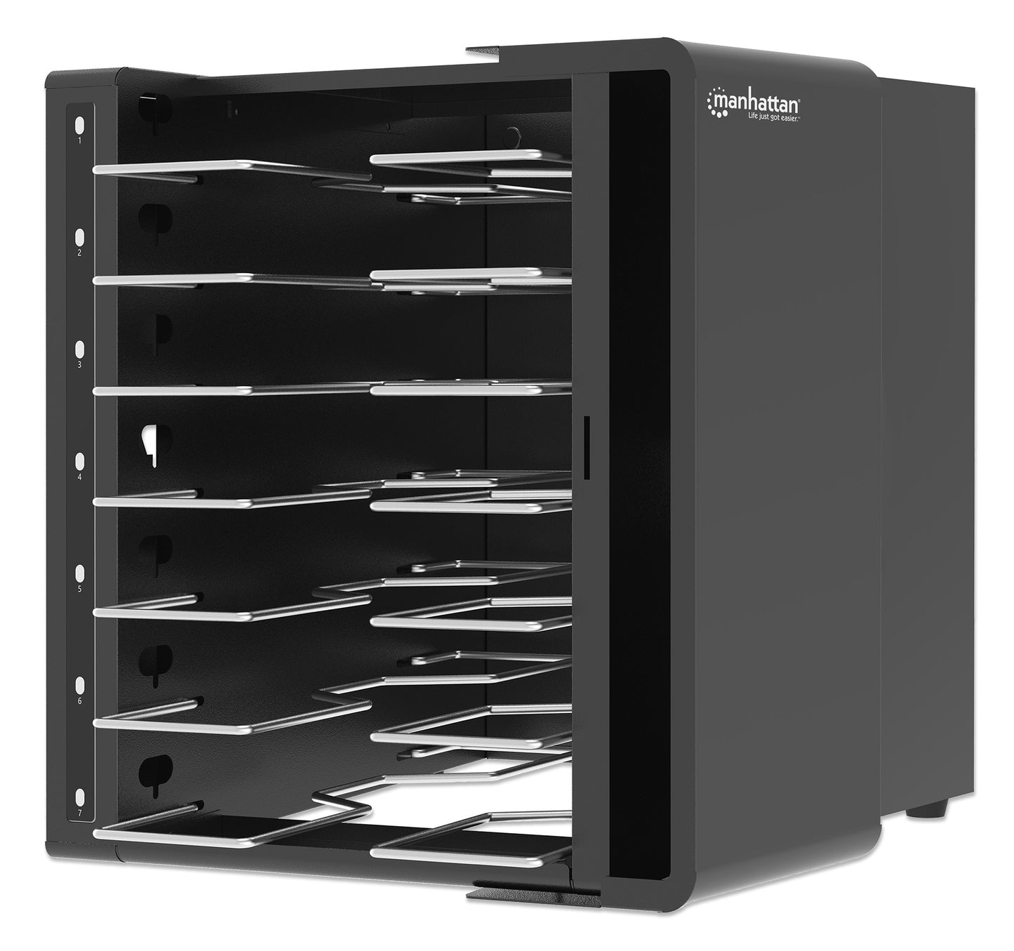 7-Port USB-C Desktop Charging Cabinet - 65W per Port Image 4
