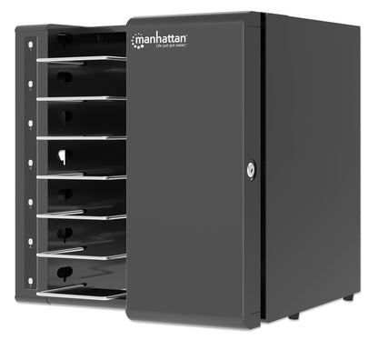 7-Port USB-C Desktop Charging Cabinet - 65W per Port Image 1
