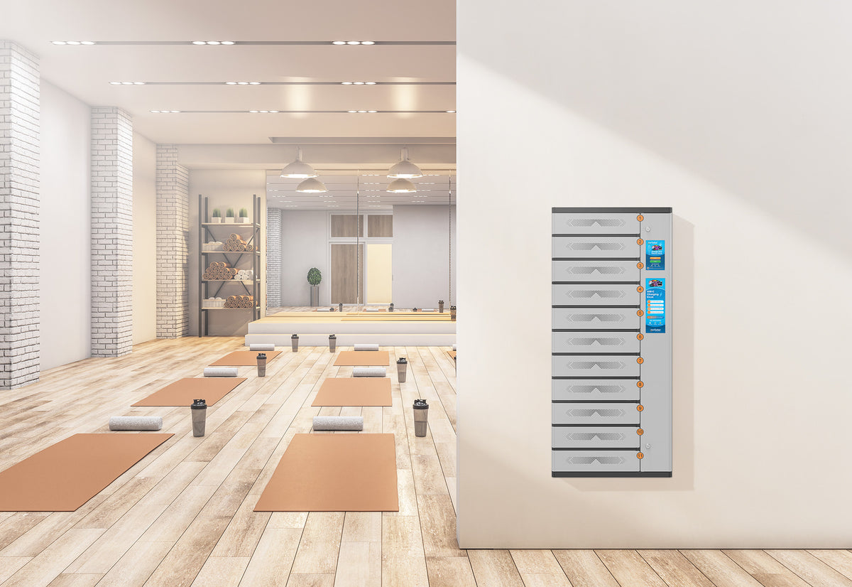 11-Compartment USB-C Charging Kiosk - 65W per Port Image 4