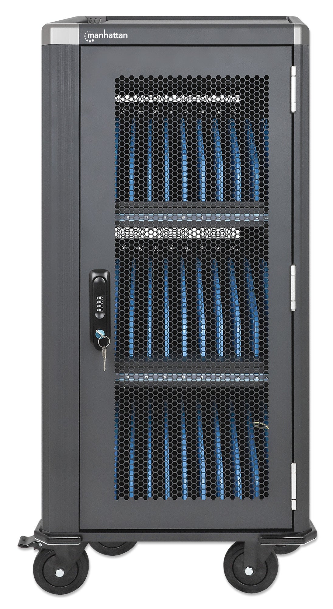 30-Port USB-C Charging Cart - 30W per Port Image 6