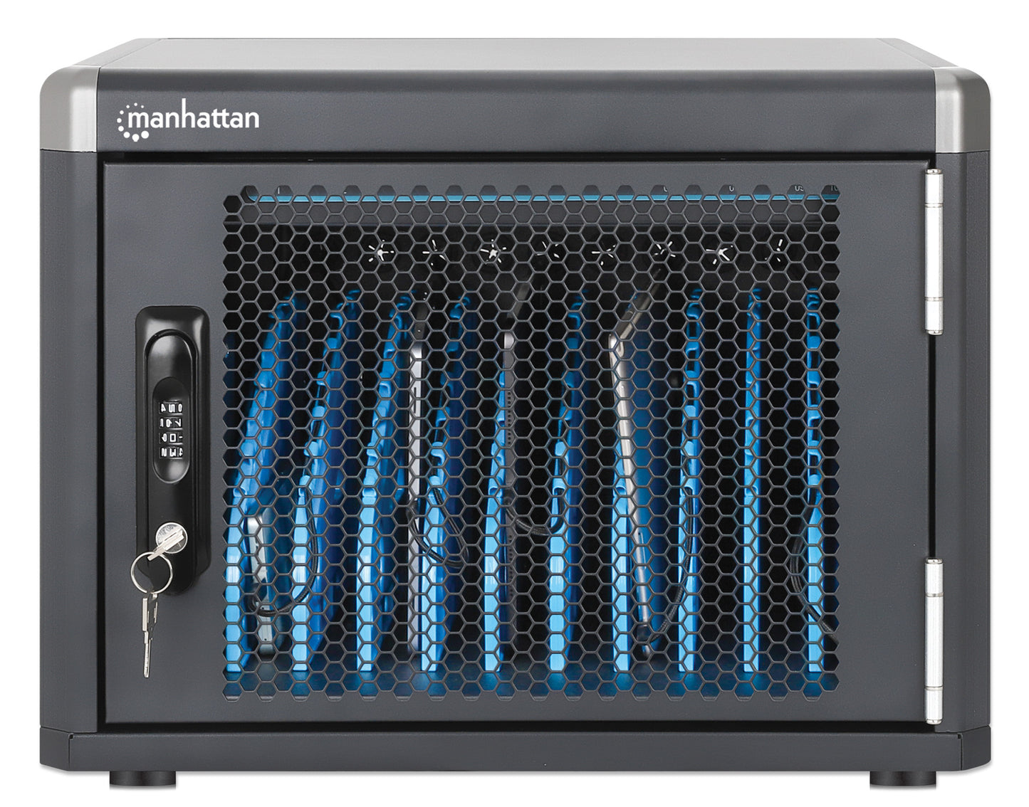 10-Port USB-C Desktop Charging Cabinet - 30W per Port Image 11