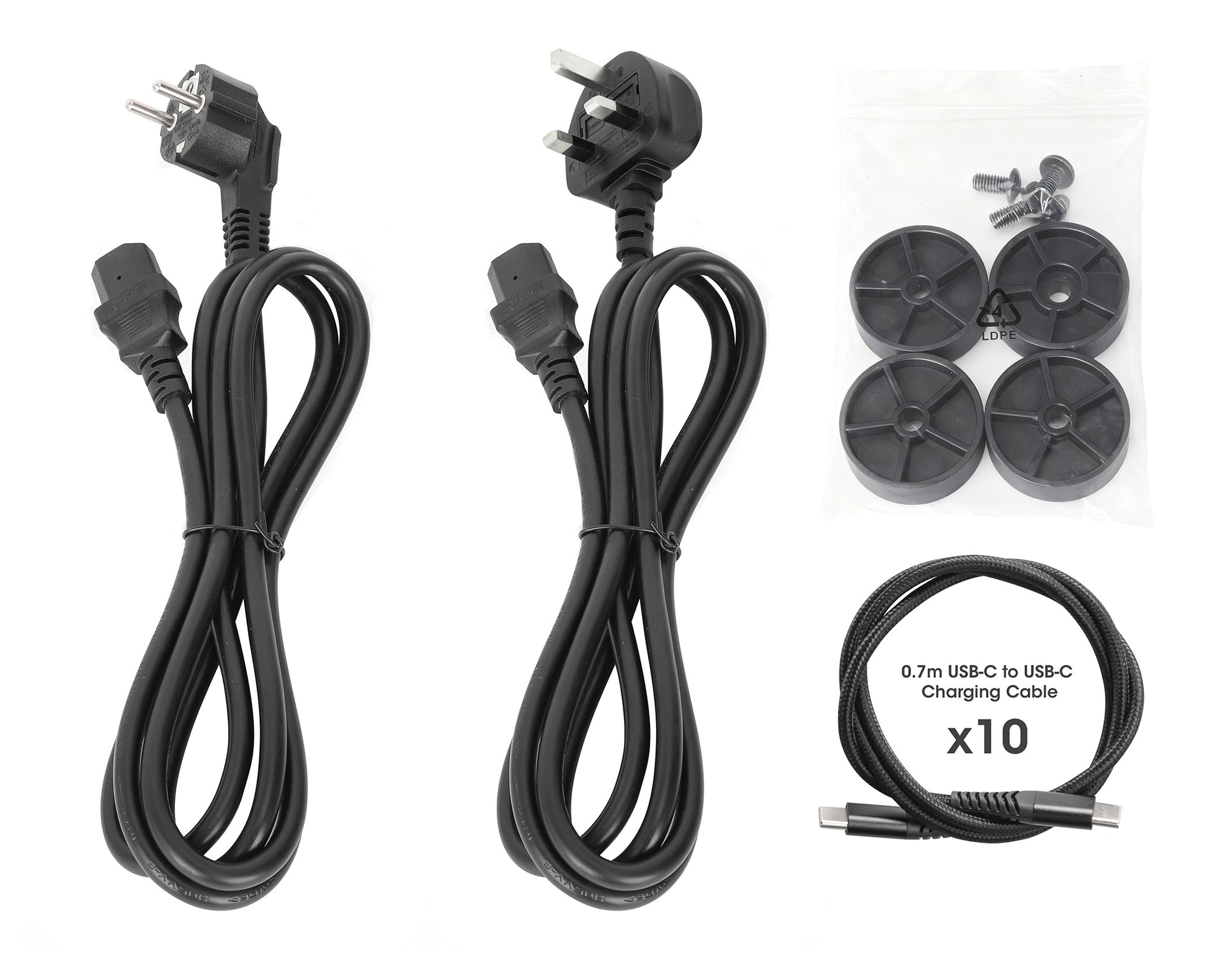 10-Port USB-C Desktop Charging Cabinet - 30W per Port Image 12