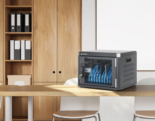 10-Port USB-C Desktop Charging Cabinet - 30W per Port Image 2
