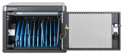 10-Port USB-C Desktop Charging Cabinet - 30W per Port Image 3