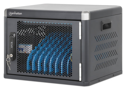 10-Port USB-C Desktop Charging Cabinet - 30W per Port Image 1