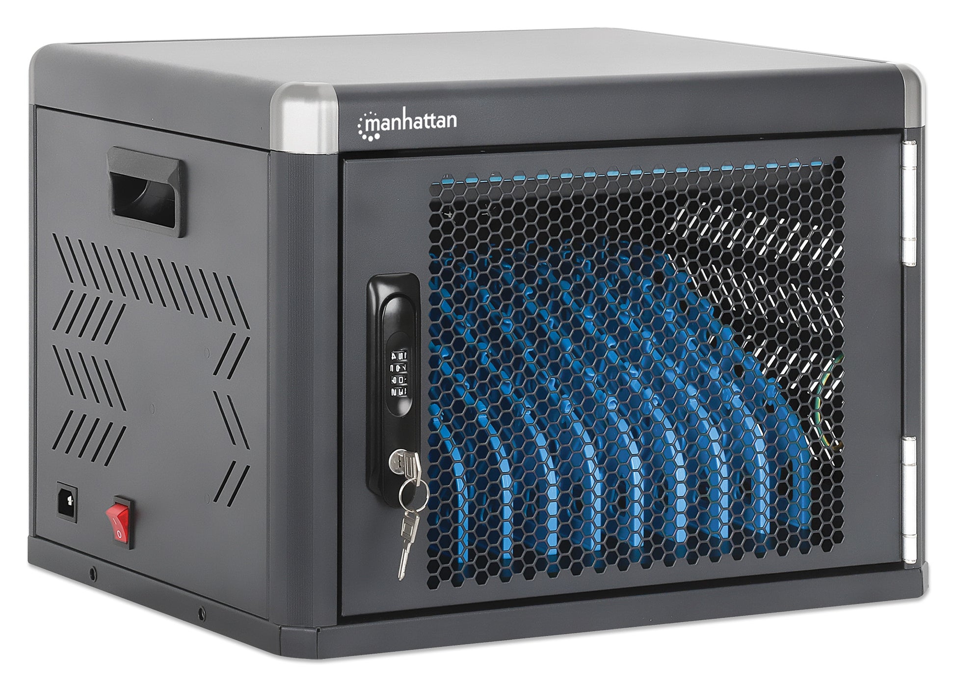10-Port USB-C Desktop Charging Cabinet - 30W per Port Image 4