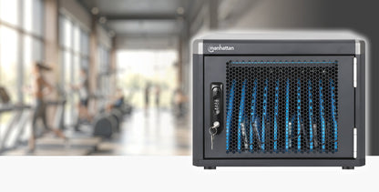 10-Port USB-C Desktop Charging Cabinet - 30W per Port Image 7