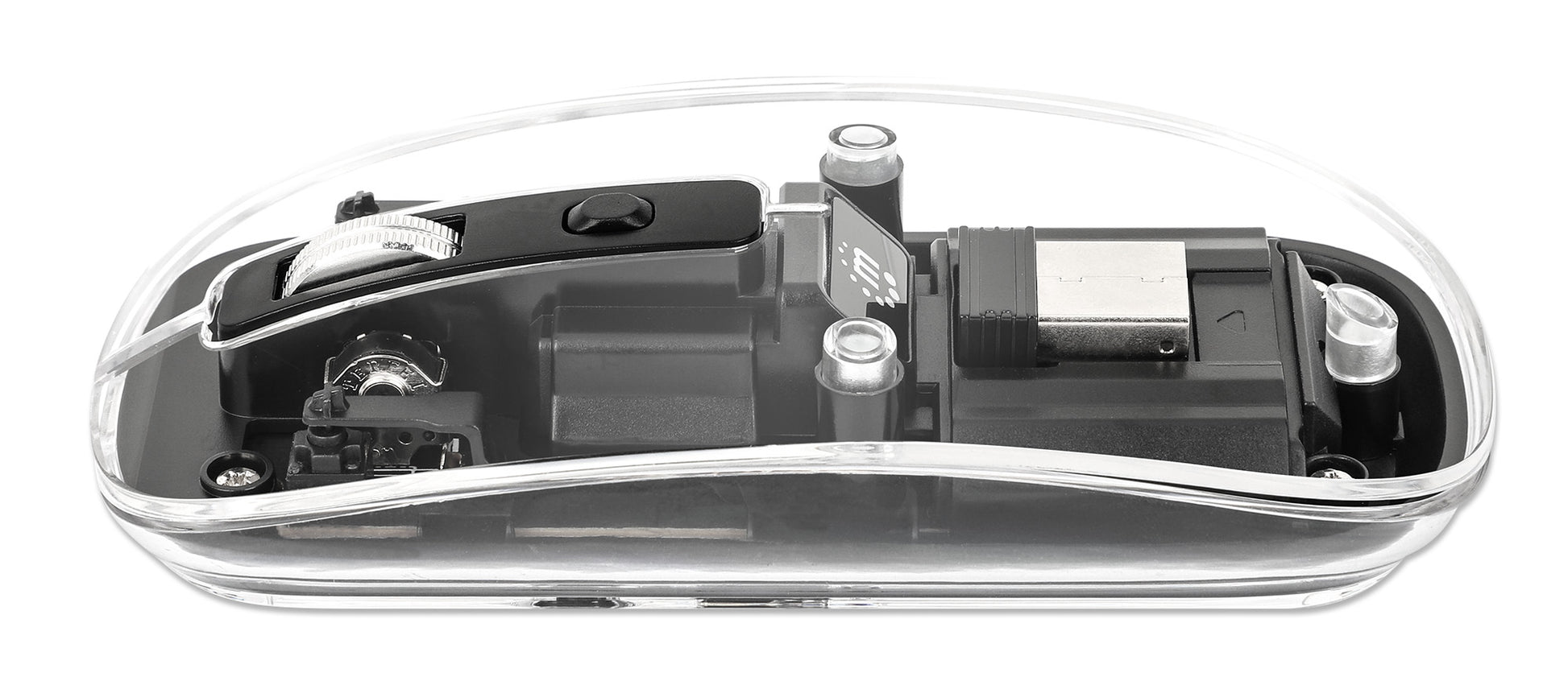 Transparent Rechargeable Wireless USB Mouse Image 11