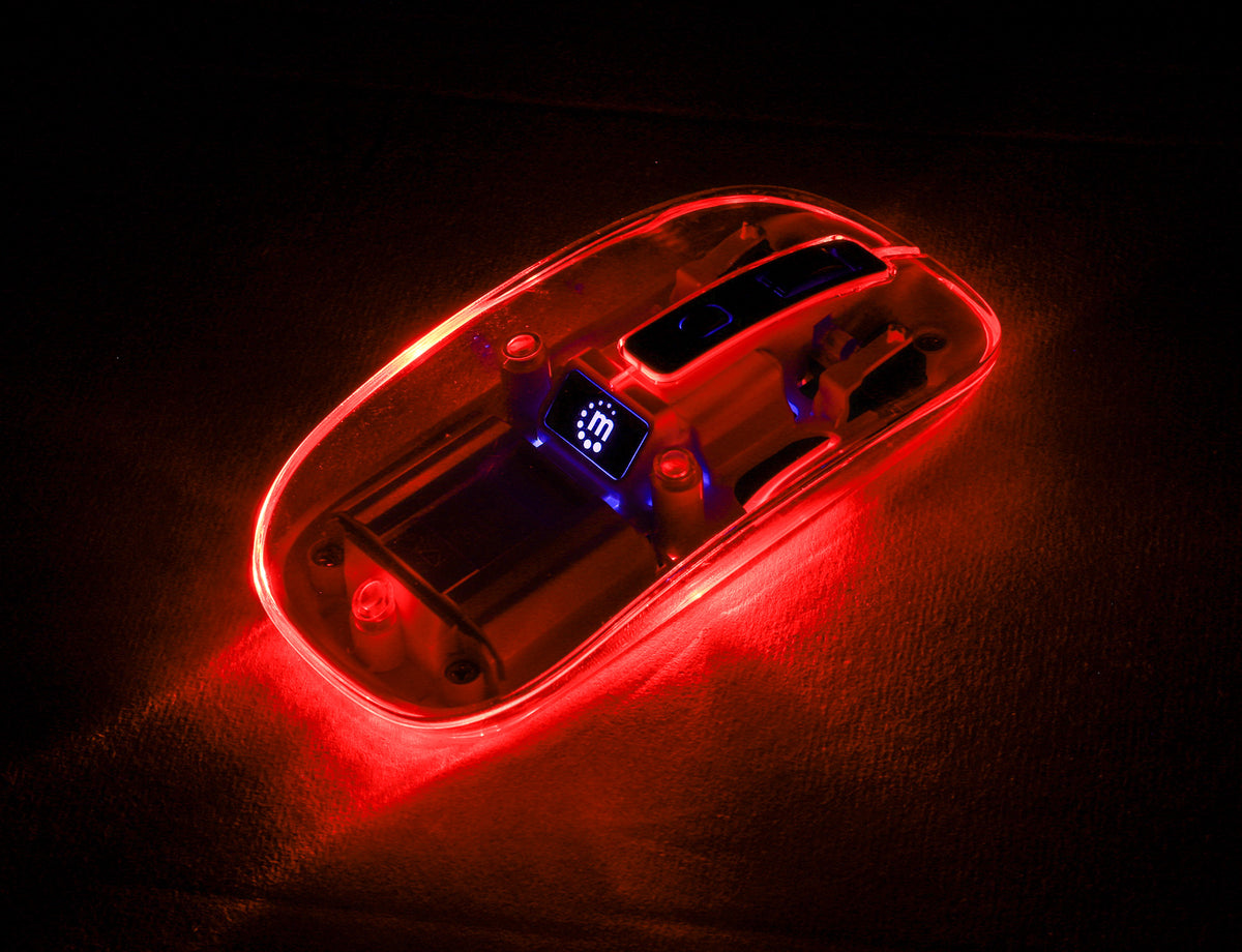 Transparent Rechargeable Wireless USB Mouse Image 5