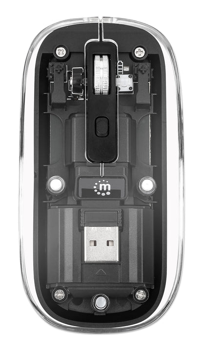 Transparent Rechargeable Wireless USB Mouse Image 9