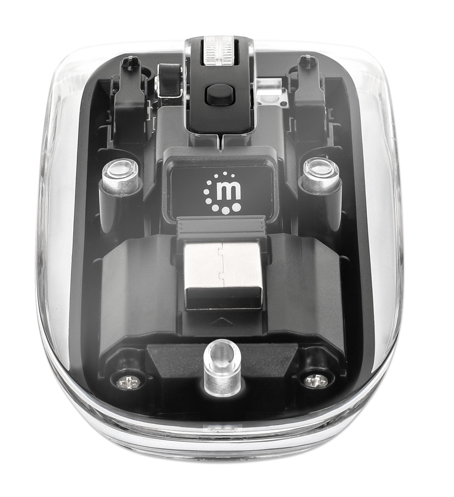 Transparent Rechargeable Wireless USB Mouse Image 10