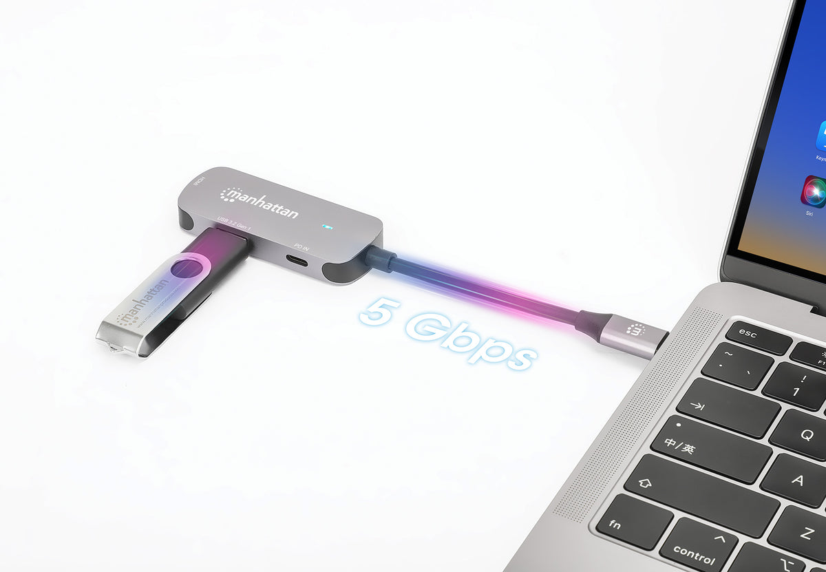 USB-C to HDMI (4K@60Hz) 3-in-1 Docking Converter with Power Delivery Image 4