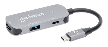 USB-C to HDMI (4K@60Hz) 3-in-1 Docking Converter with Power Delivery Image 1