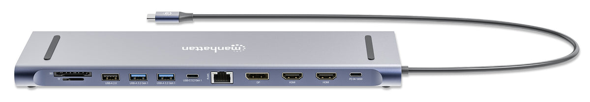 USB-C PD 12-in-1 Triple Monitor 4K Docking Station / Multiport Hub Image 13