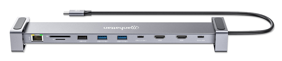 USB-C PD 10-in-1 Dual-HDMI Monitor Docking Station / Multiport Hub Image 9