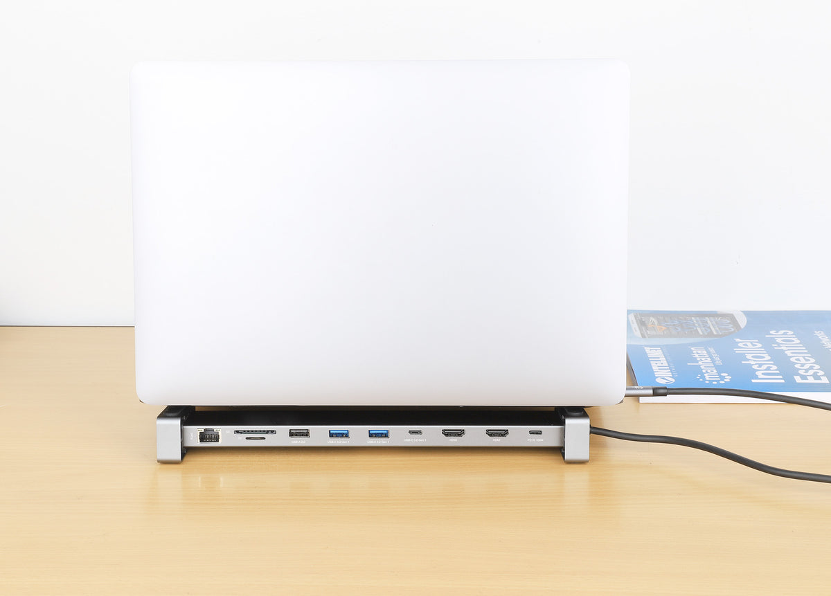 USB-C PD 10-in-1 Dual-HDMI Monitor Docking Station / Multiport Hub Image 10