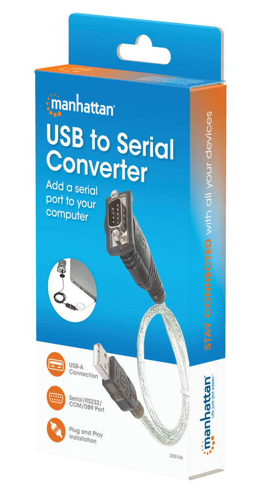 USB-A to Serial Converter, 45 cm (18 in.) Packaging Image 2
