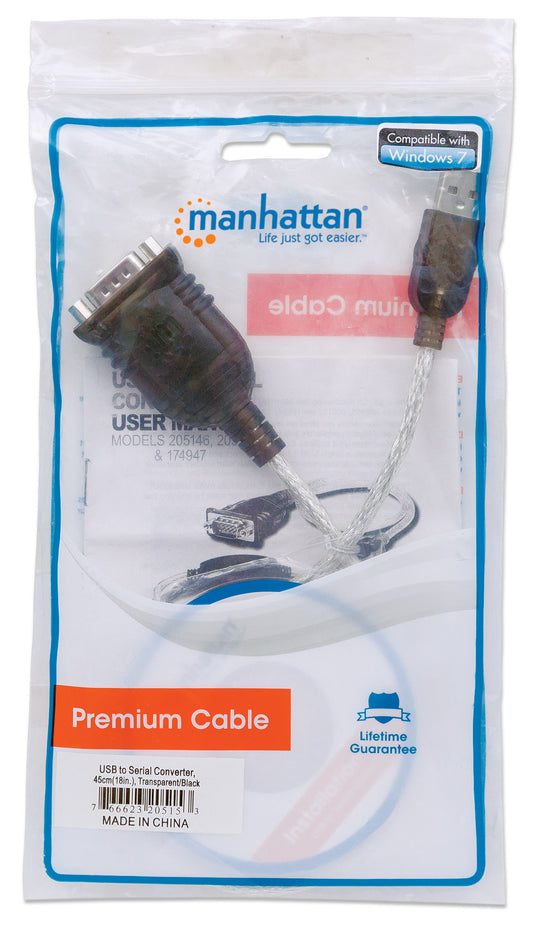 USB-A to Serial Converter, 45 cm (18 in.) Packaging Image 2