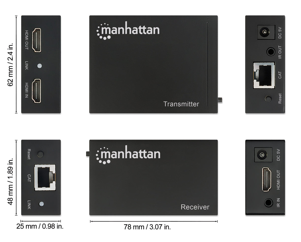 1080p HDMI over Ethernet Extender Kit Image 8