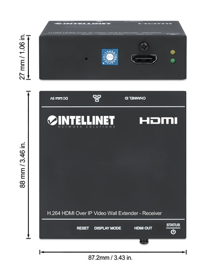 H.264 HDMI Over IP Video Wall Extender - Receiver Image 8