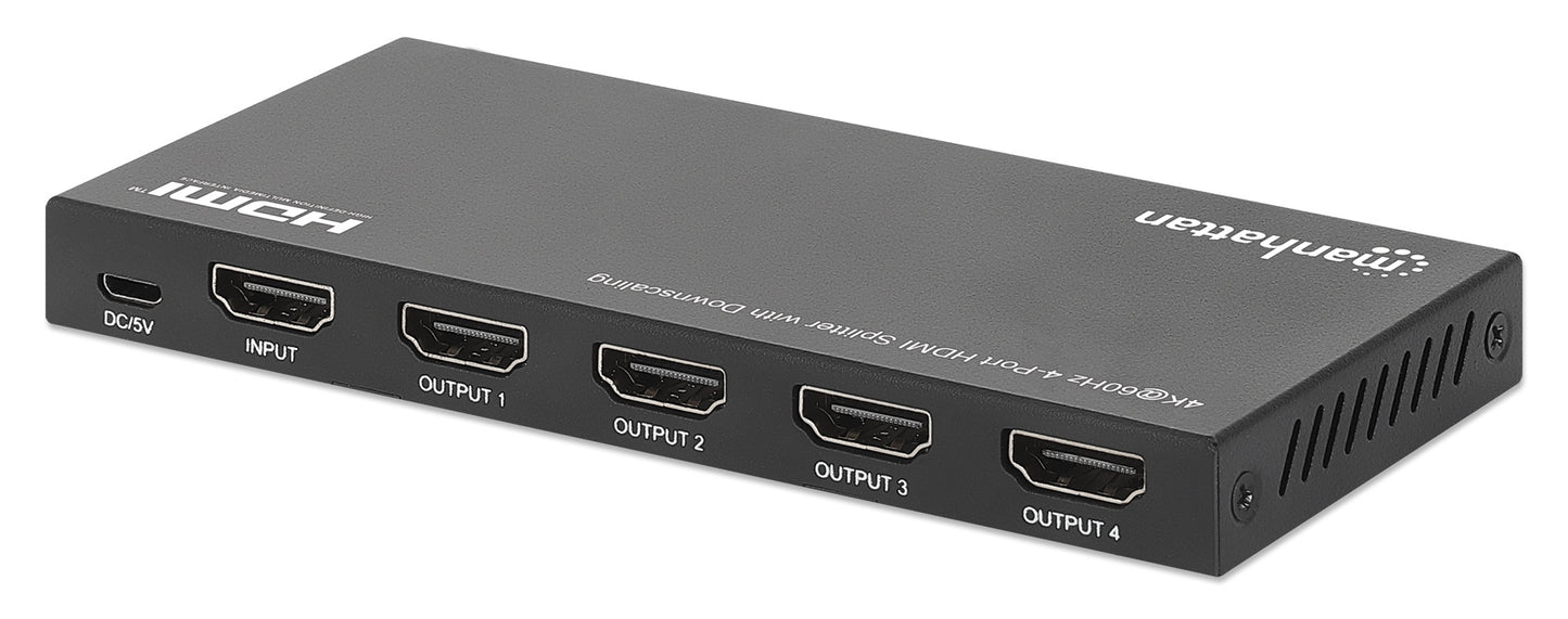4K@60Hz 4-Port HDMI Splitter with Downscaling Image 5