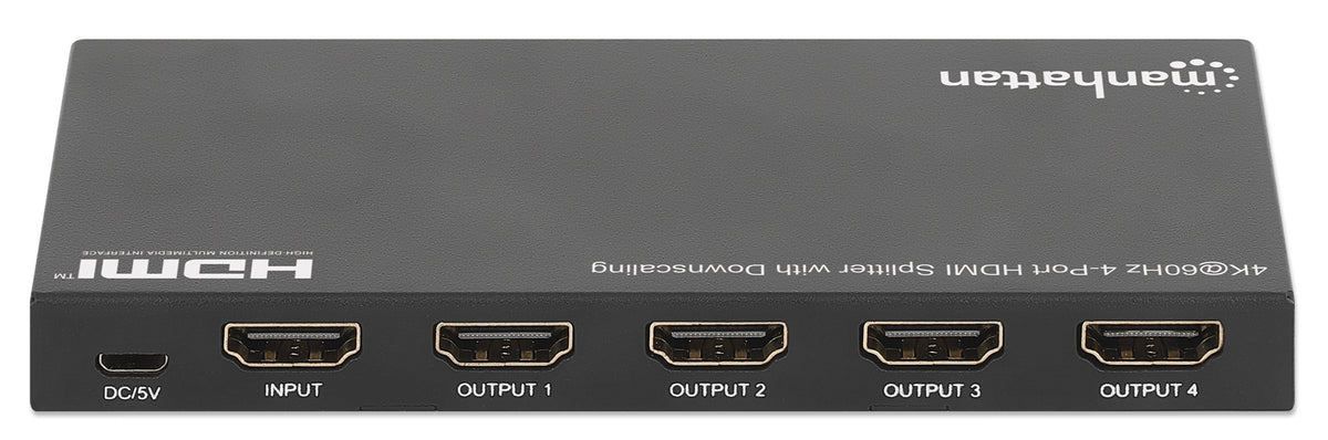 4K@60Hz 4-Port HDMI Splitter with Downscaling Image 7