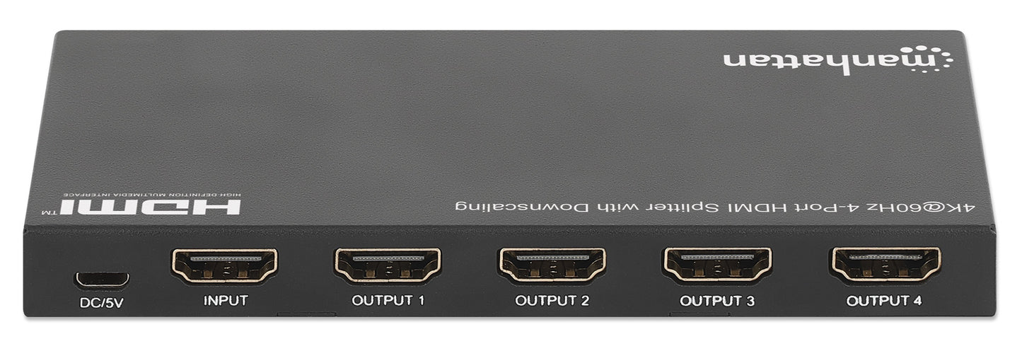 4K@60Hz 4-Port HDMI Splitter with Downscaling Image 7