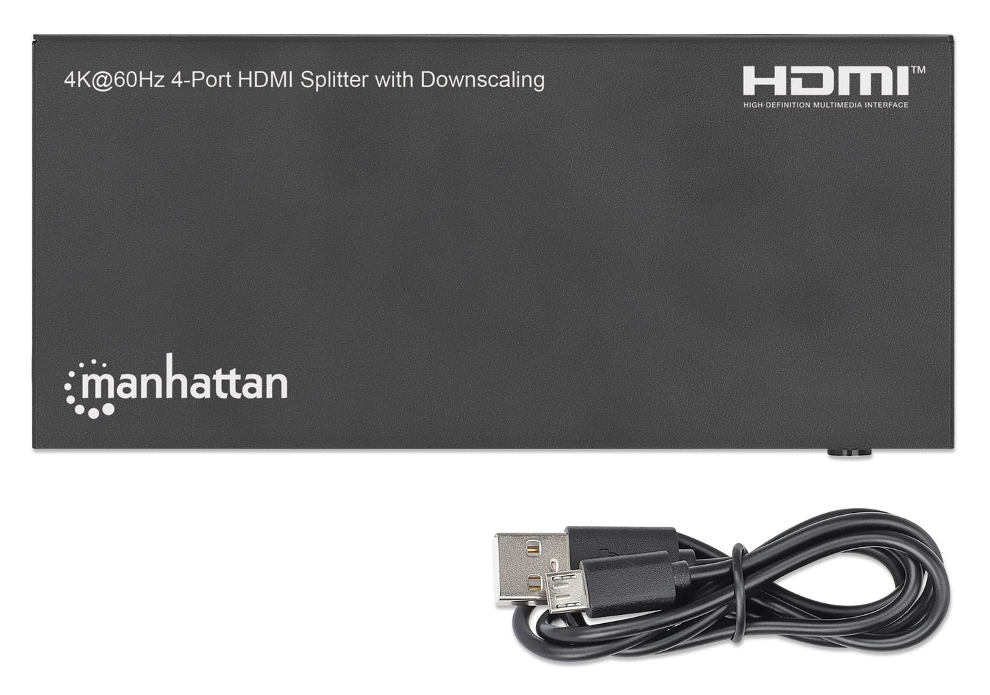 4K@60Hz 4-Port HDMI Splitter with Downscaling Image 8
