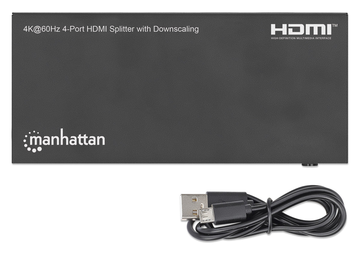 4K@60Hz 4-Port HDMI Splitter with Downscaling Image 8