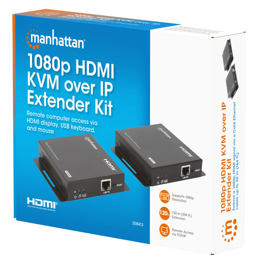 HDMI KVM over IP Extender Kit 1080p, 120 m Packaging Image 2
