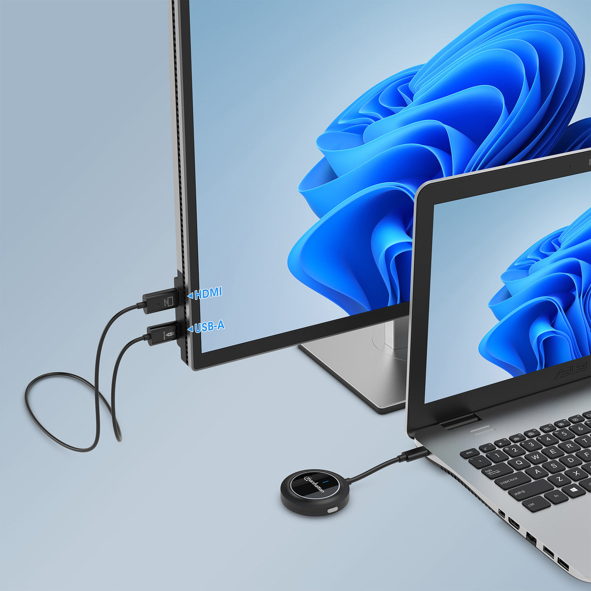 1080p Wireless HDMI Display Presentation Kit with USB-C Transmitter Image 3