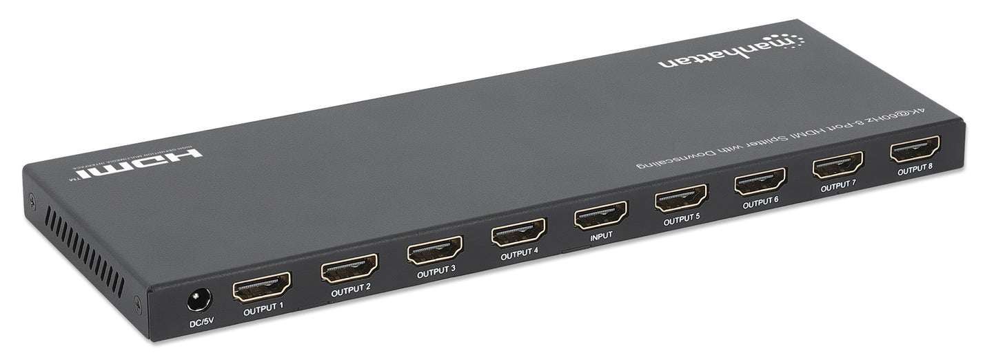 4K@60Hz 8-Port HDMI Splitter with Downscaling Image 3
