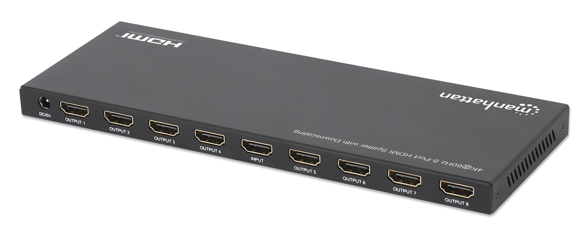 4K@60Hz 8-Port HDMI Splitter with Downscaling Image 6