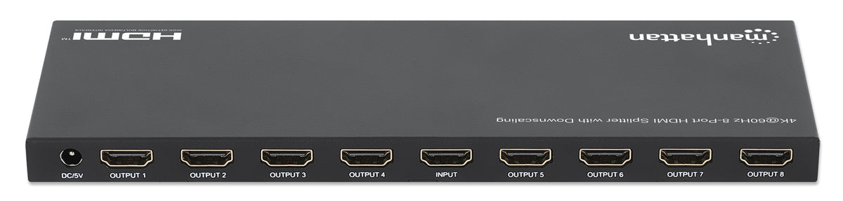 4K@60Hz 8-Port HDMI Splitter with Downscaling Image 8