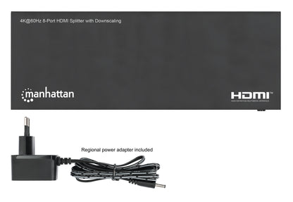 4K@60Hz 8-Port HDMI Splitter with Downscaling Image 9