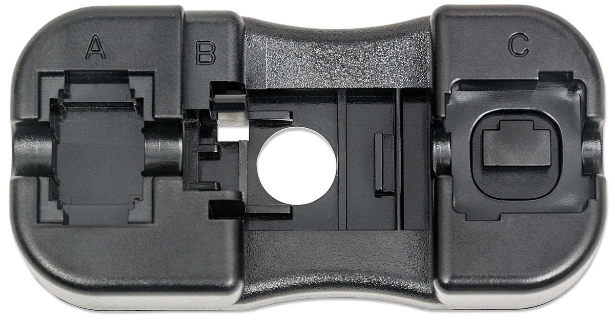 Cat6 Punch-Down Keystone Jack, Orange Image 5
