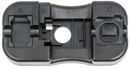Cat6 Punch-Down Keystone Jack, Orange Image 5